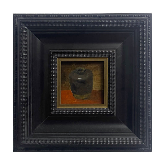 small framed original oil painting still life artwork for home decor
