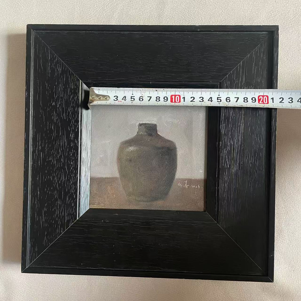 Black Vessel — Original Still Life Oil Painting