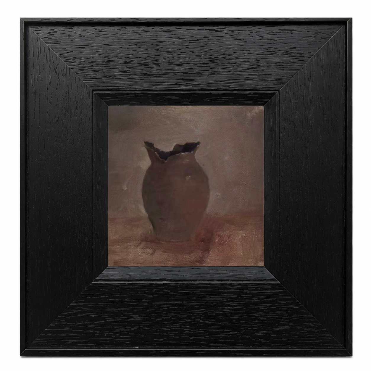 Things That Remain No.04 — Original Oil Painting of a Weathered Vessel