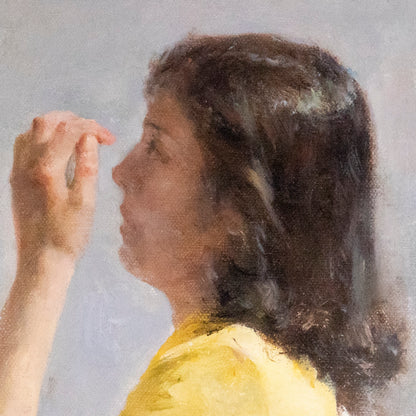Figures Walking in Light | Original Figurative Oil Painting