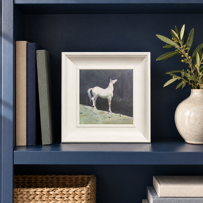 White Horse Painting – Original Horse Oil Painting