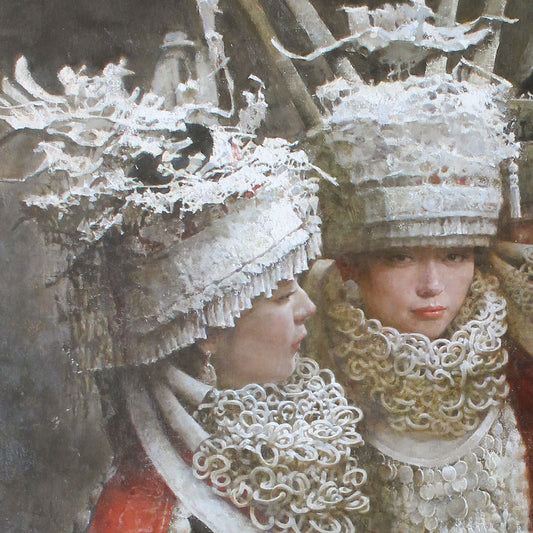 Miao Women Group Portrait — A Timeless Story of Eastern Heritage