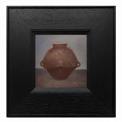 Things That Remain No.01 — Original Oil Painting of an Aged Vessel