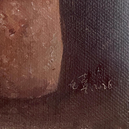 Red Clay Jar — Original Still Life Oil Painting