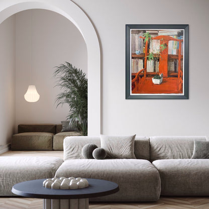 Quiet Afternoon with Yellow Lilies