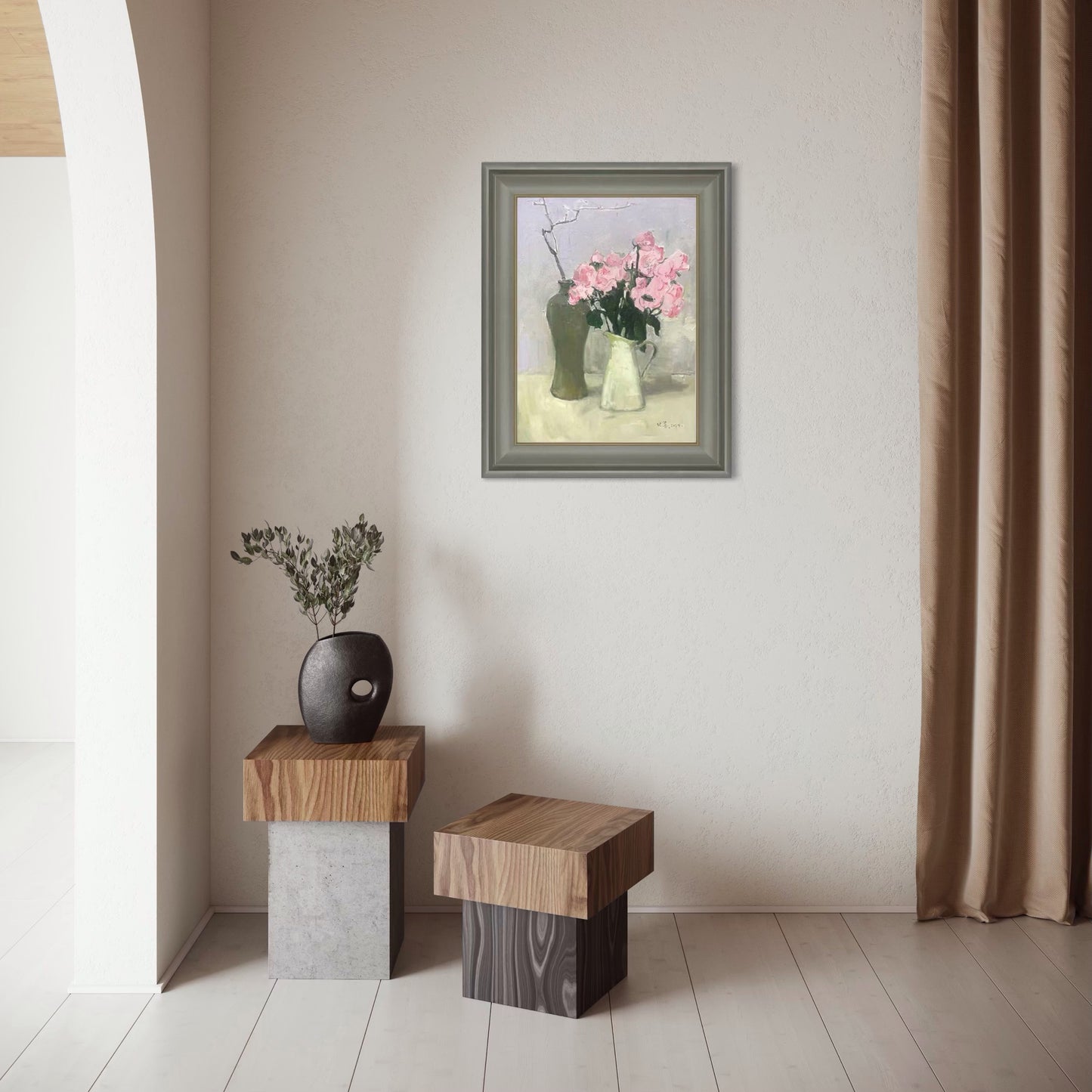 White Flowers on the Table