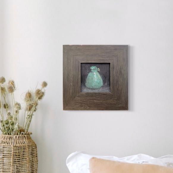 Turquoise Vessel — Original Still Life Oil Painting