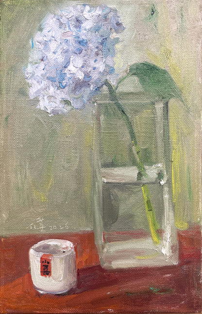 Rooms Remembered No.01 — Original Oil Painting of Flowers and Light