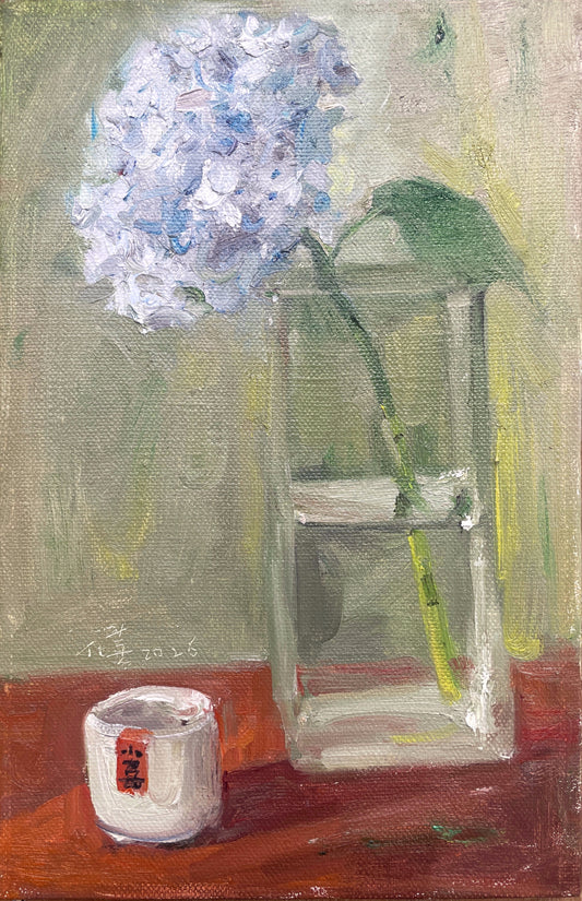 Rooms Remembered No.01 — Original Oil Painting of Flowers and Light