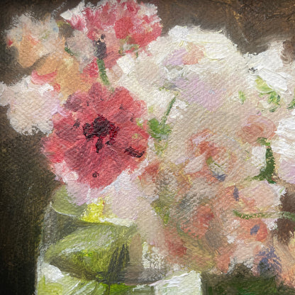 Quiet Flowers No.05 — Original Oil Painting of Flowers in Light