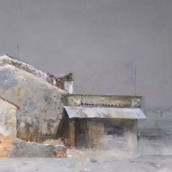 Warm Light in Winter | Original Oil Painting