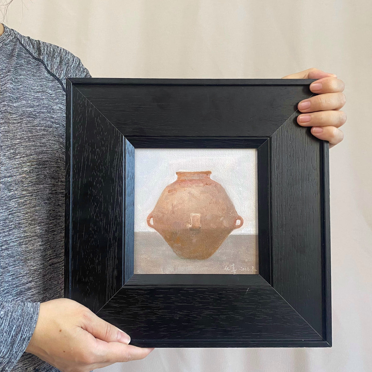Earthenware Jar — Original Still Life Oil Painting