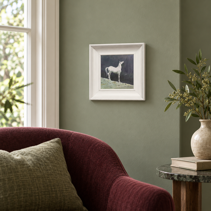 White Horse Painting – Original Horse Oil Painting