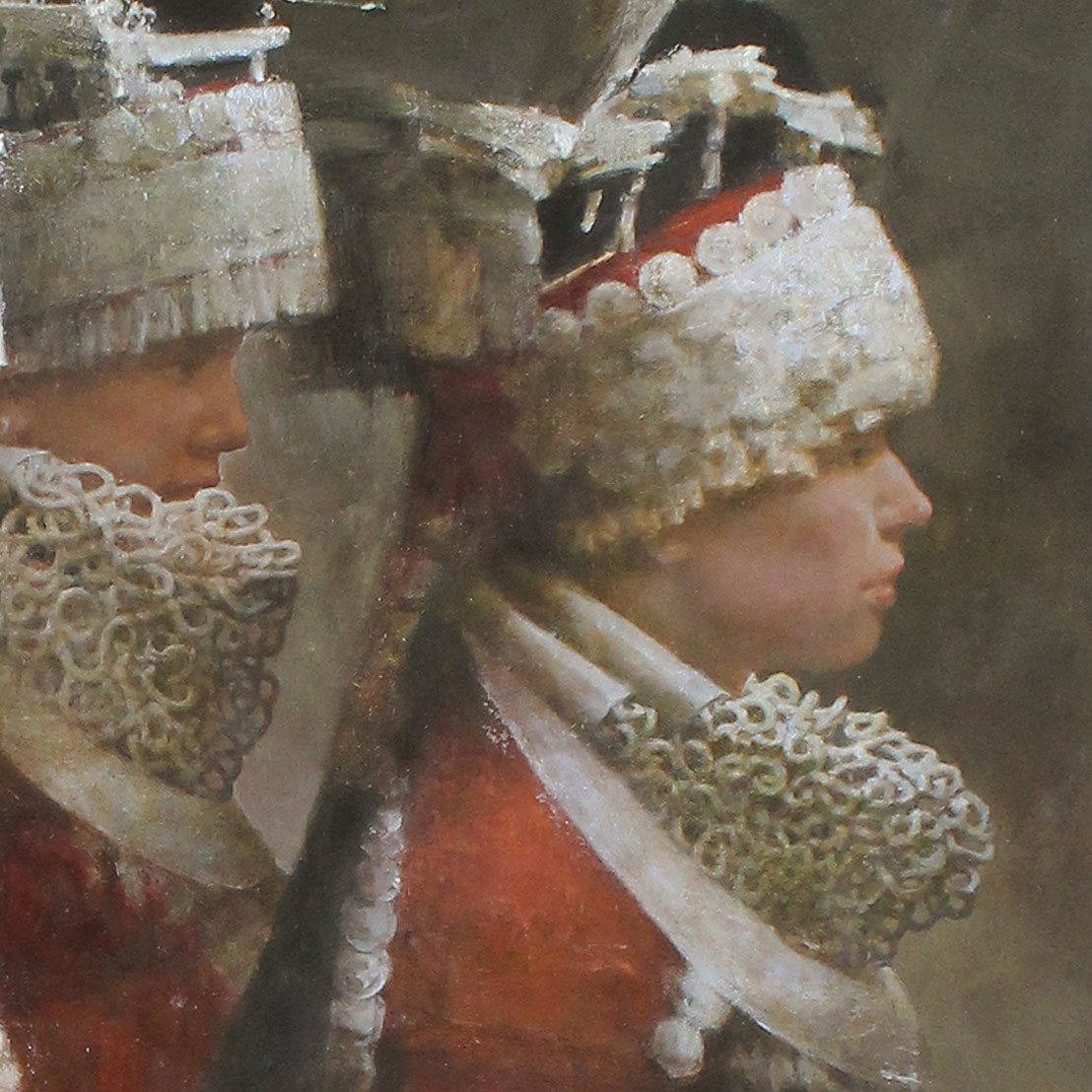 Miao Women Group Portrait — A Timeless Story of Eastern Heritage