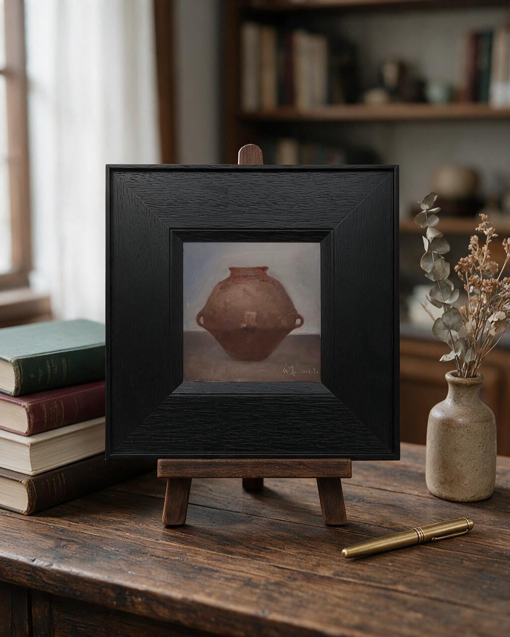 Earthenware Jar — Original Still Life Oil Painting