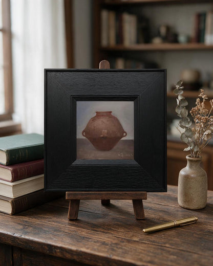 Earthenware Jar — Original Still Life Oil Painting