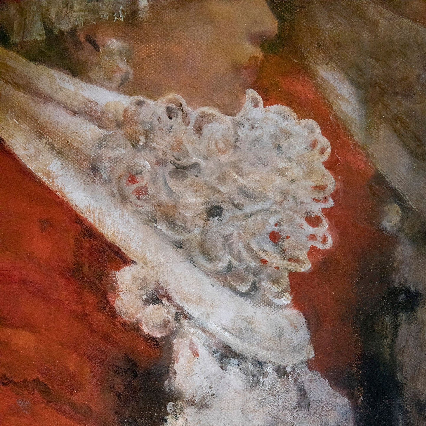 Figures in Traditional Dress | Original Figurative Oil Painting