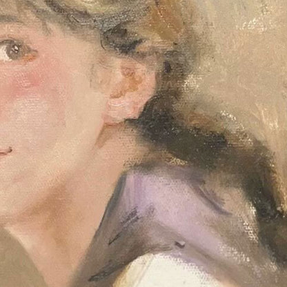 Young Girl in Soft Light | Original Oil Portrait Painting