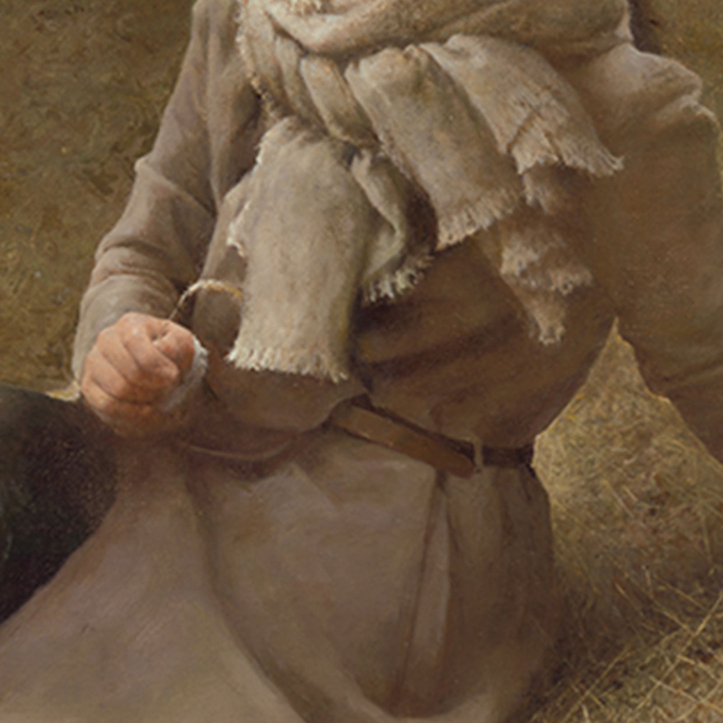 Clouds in the Distance | Original Figurative Oil Painting