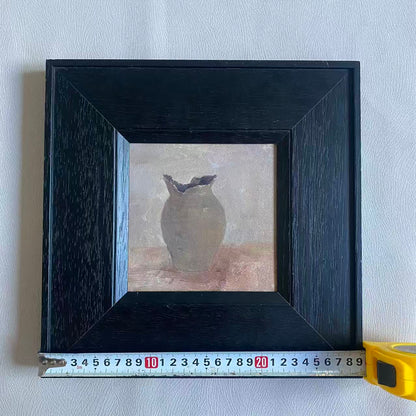 Dark Earthenware — Original Still Life Oil Painting
