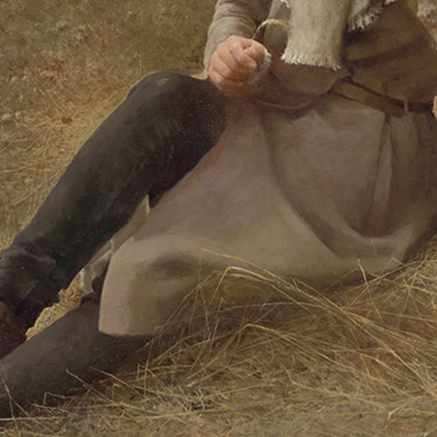 Clouds in the Distance | Original Figurative Oil Painting