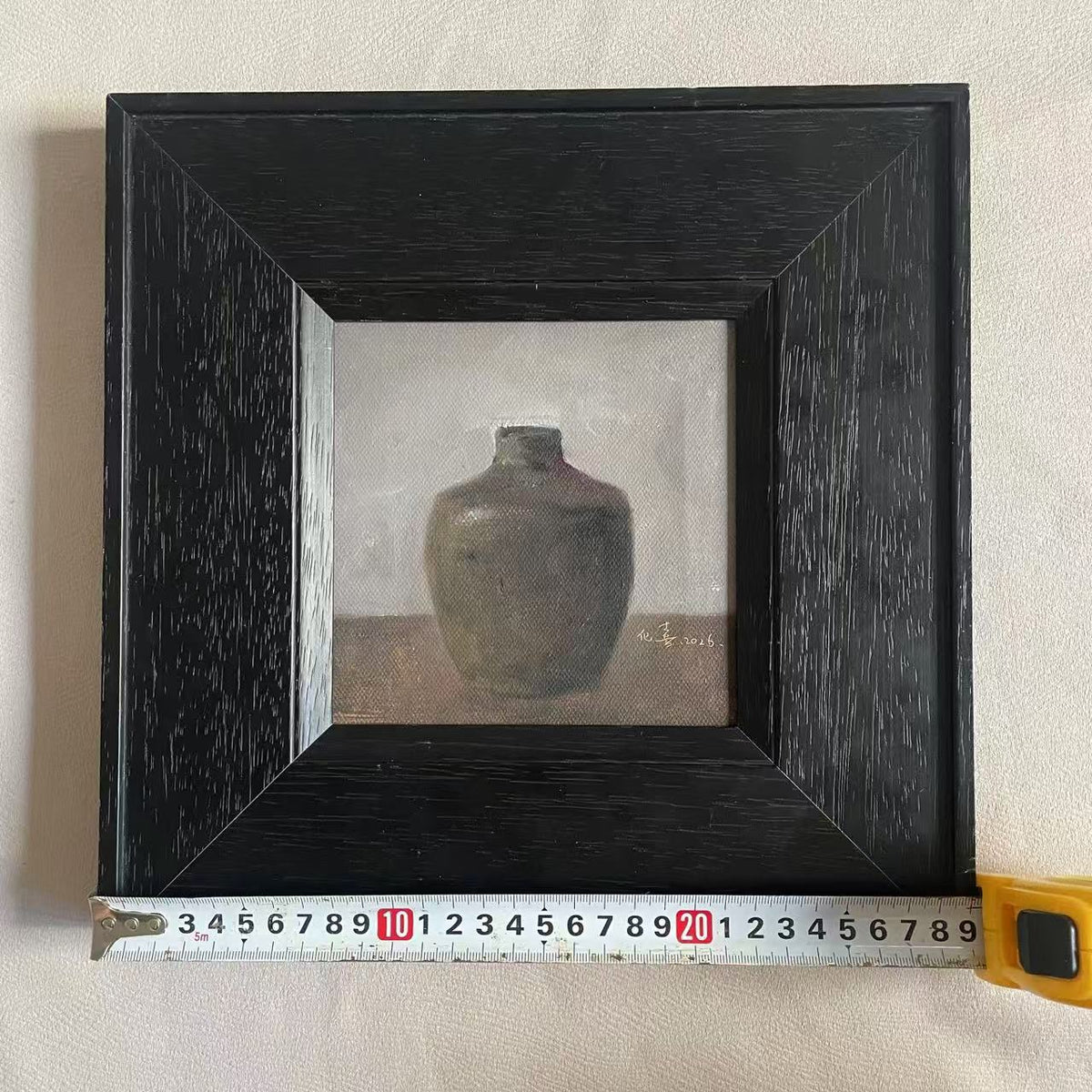 Black Vessel — Original Still Life Oil Painting