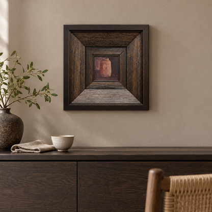 Red Clay Jar — Original Still Life Oil Painting