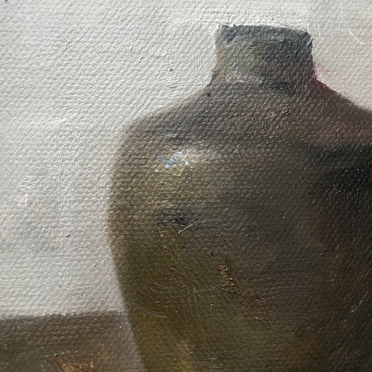 Things That Remain No.02 — Original Oil Painting of an Aged Vessel