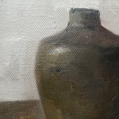 Things That Remain No.02 — Original Oil Painting of an Aged Vessel