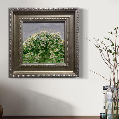 An original floral oil painting styled in a contemporary neutral room with natural light and delicate branches, adding painterly texture and calm visual presence to the space.