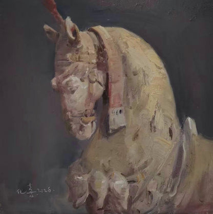 Things That Remain No.05 — Original Oil Painting of a Horse