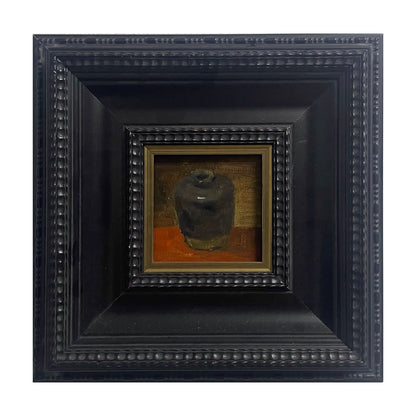 small framed original oil painting still life artwork for home decor